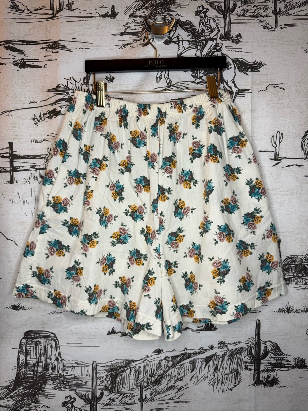 Floral Loose Fit Shorts